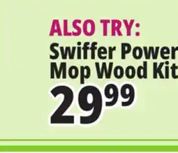 Ocean State Job Lot Swiffer Power Mop Wood Kit offer