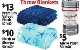Ocean State Job Lot Throw Blankets offer