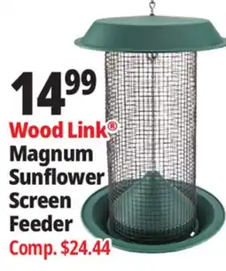 Ocean State Job Lot Wood Link Magnum Sunflower Screen Feeder offer