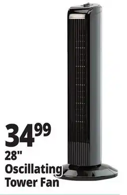 Ocean State Job Lot 28 Oscillating Tower Fan offer