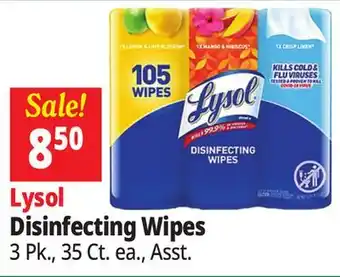 Ocean State Job Lot Lysol Disinfecting Wipes offer