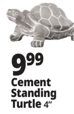 Ocean State Job Lot Cement Standing Turtle offer