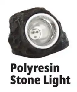 Ocean State Job Lot Polyresin Stone Light offer