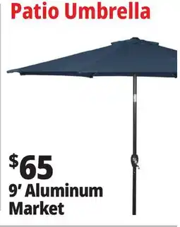 Ocean State Job Lot 9' Aluminum Market Umbrella with Tilt offer
