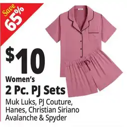 Ocean State Job Lot Women's 2 Pc. PJ Sets offer