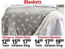 Ocean State Job Lot Blankets offer
