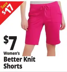 Ocean State Job Lot Women's Better Knit Shorts offer