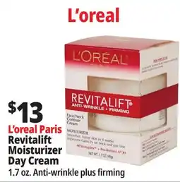 Ocean State Job Lot L'oreal Paris Revitalift Moisturizer Day Cream offer