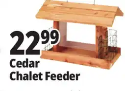 Ocean State Job Lot Cedar Chalet Feeder offer
