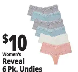 Ocean State Job Lot Women's Reveal 6 Pk. Undies offer