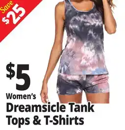 Ocean State Job Lot Women's Dreamsicle Tank Tops & T-Shirts offer