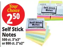 Ocean State Job Lot Self Stick Notes offer