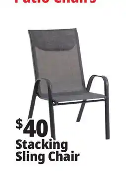 Ocean State Job Lot Stacking Sling Chair offer