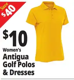 Ocean State Job Lot Women's Antigua Golf Polos & Dresses offer