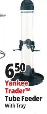 Ocean State Job Lot Bird Tube Feeder with Tray Green offer