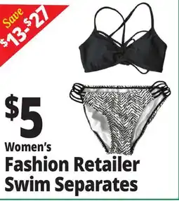Ocean State Job Lot Women's Fashion Retailer Swim Separates offer