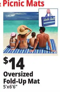 Ocean State Job Lot Oversized Fold-Up Mat offer