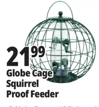 Ocean State Job Lot Globe Cage Squirrel Proof Feeder offer