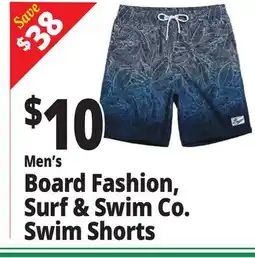 Ocean State Job Lot Men's Board Fashion, Surf & Swim Co. Swim Shorts offer