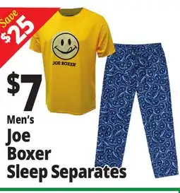 Ocean State Job Lot Men's Joe Boxer Sleep Separates offer