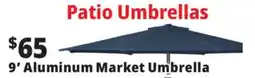 Ocean State Job Lot 9' Aluminum Market Umbrella offer
