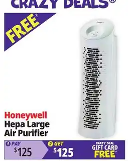 Ocean State Job Lot Honeywell Hepa Large Air Purifier offer