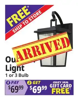 Ocean State Job Lot Outdoor Light offer