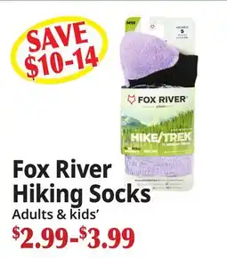 Ocean State Job Lot Fox River Hiking Socks offer