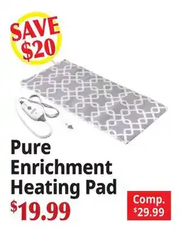 Ocean State Job Lot Pure Enrichment Heating Pad offer