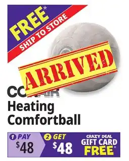 Ocean State Job Lot Heating Comfortball offer