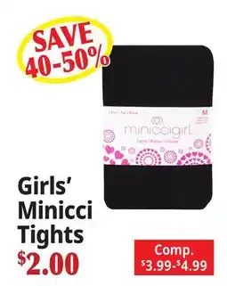 Ocean State Job Lot Girls' Minicci Tights offer