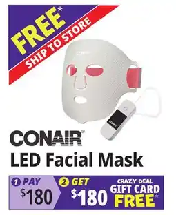 Ocean State Job Lot CONAIR LED Facial Mask offer