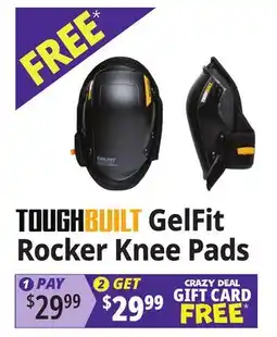 Ocean State Job Lot TOUGHBUILT GelFit Rocker Knee Pads offer