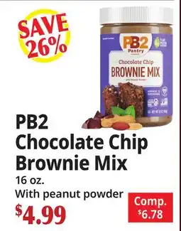 Ocean State Job Lot PB2 Chocolate Chip Brownie Mix offer