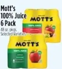 Pioneer Supermarkets Mott's 100% Juice offer