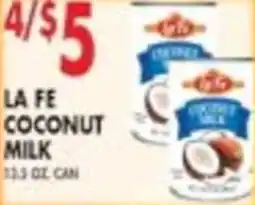 Met Foodmarkets La fe coconut milk offer