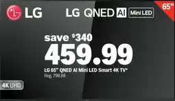 Meijer LG 65" QNED AI Mini LED Smart 4K TV offer