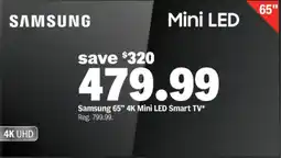 Meijer Samsung 65" 4K Mini LED Smart TV offer
