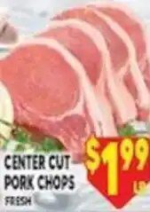 Associated Center cut pork chops offer