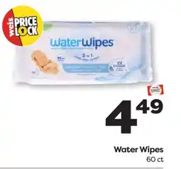 Weis Markets Water Wipes offer