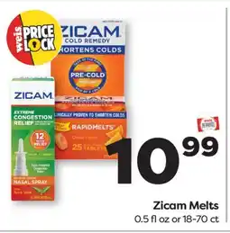 Weis Markets Zicam Melts offer