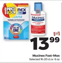 Weis Markets Mucinex Fast-Max offer