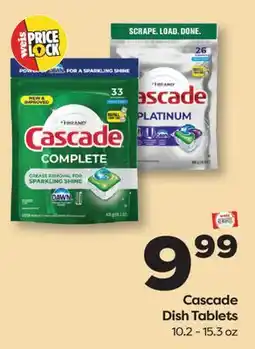 Weis Markets Cascade Dish Tablets offer