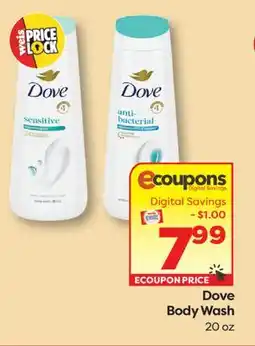 Weis Markets Dove Body Wash offer