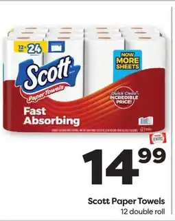 Weis Markets Scott Paper Towels offer