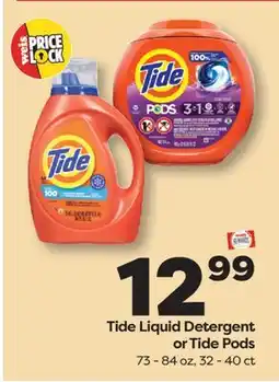 Weis Markets Tide Liquid Detergent or Tide Pods offer