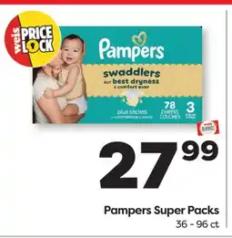 Weis Markets Pampers Super Packs offer