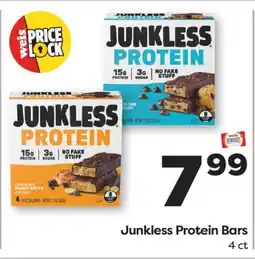 Weis Markets Junkless Protein Bars offer