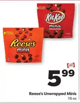 Weis Markets Reese's Unwrapped Minis offer