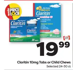 Weis Markets Claritin 10mg Tabs or Child Chews offer